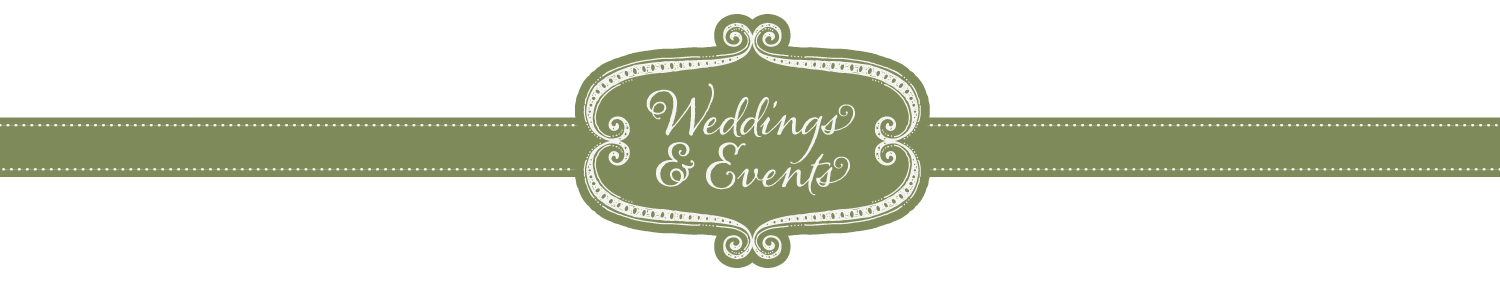 Weddings and Events Banner Logo
