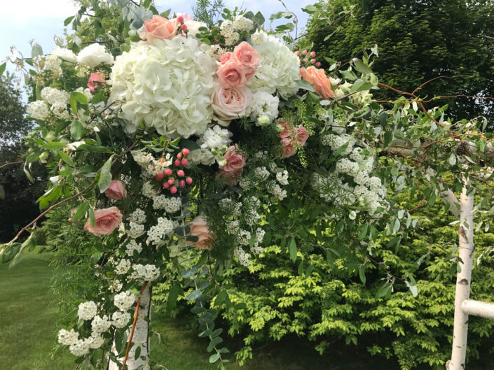 Alyssa and Rob Bride Wedding Floral Decoration