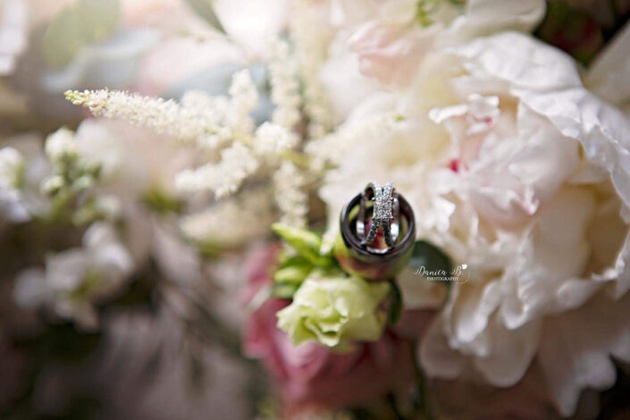 Alyssa and Rob Bride Wedding Ring in Floral