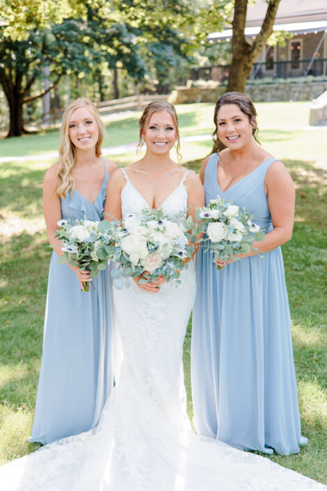 Sarah and Bridesmaids with Anne Marshall Florals
