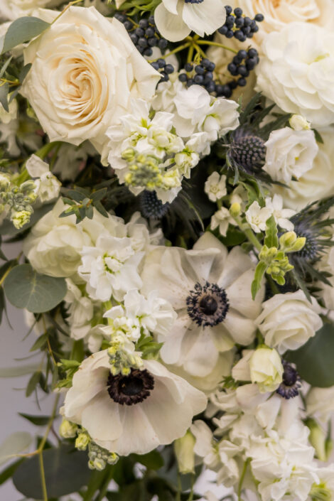 Brown Wedding Floral Designs by Anne Marshall